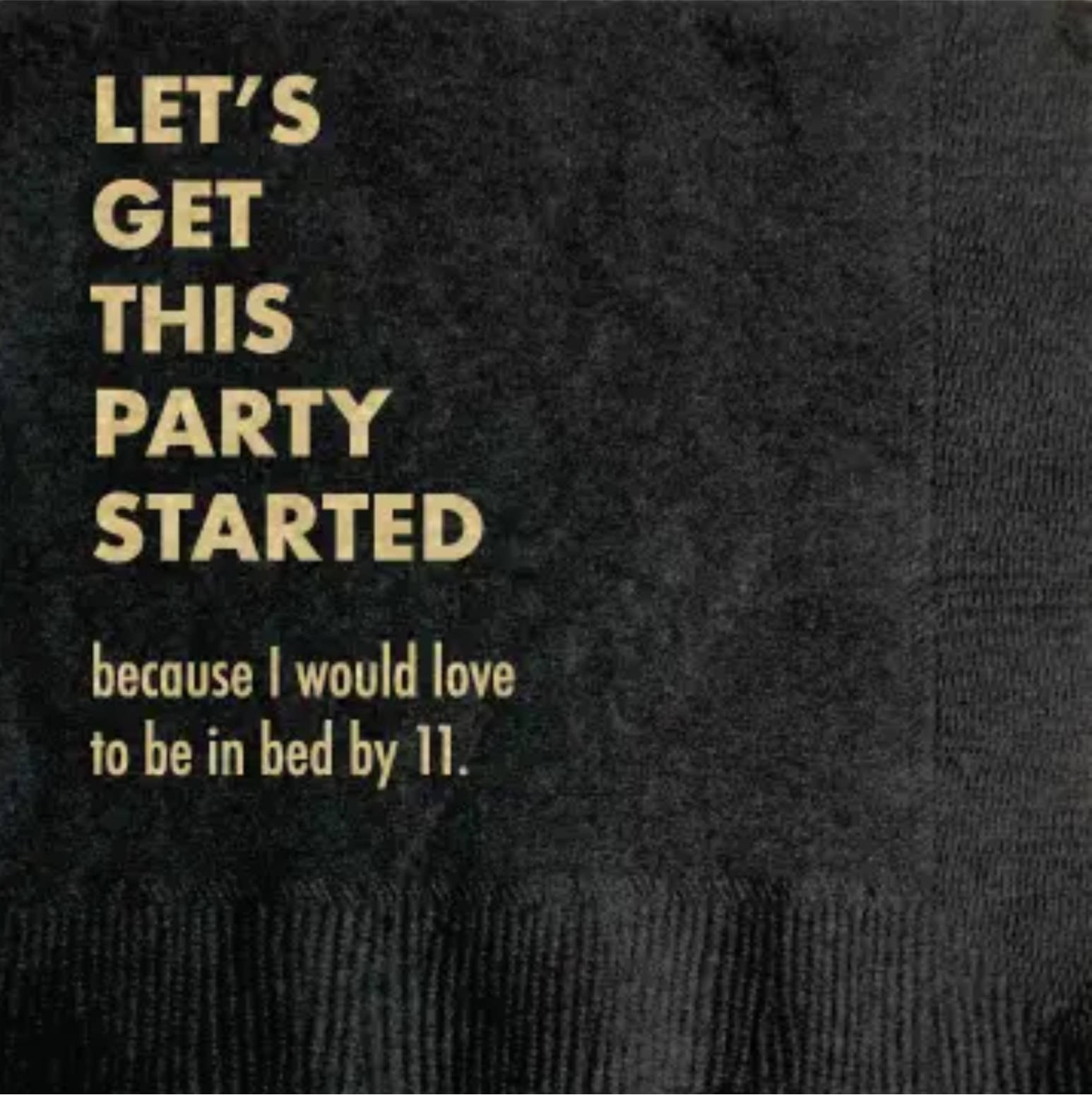 Let's Get This Party Started - Funny Cocktail Napkins