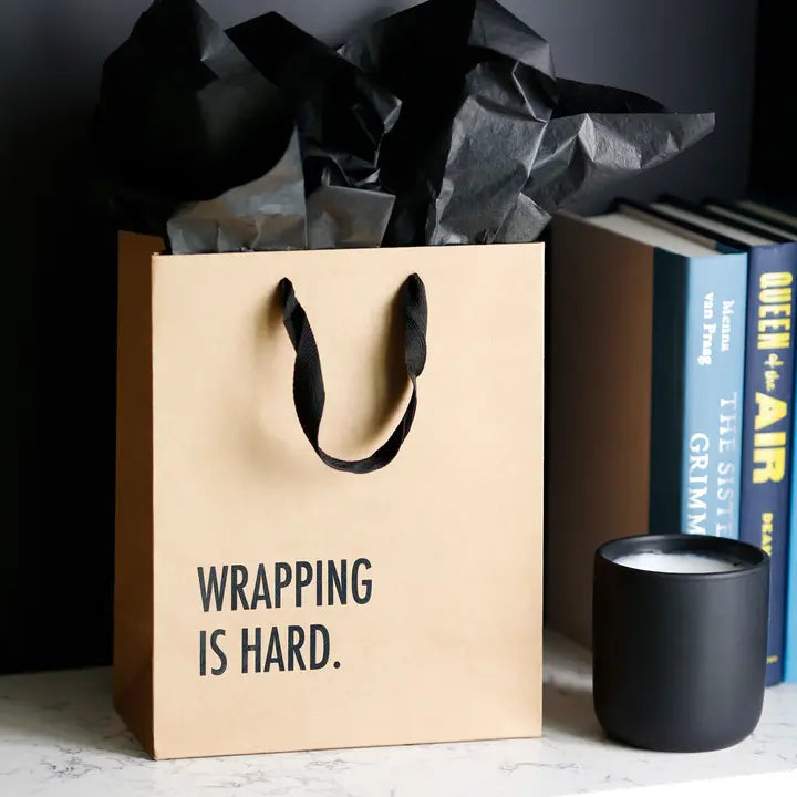 Wrapping is Hard | Funny Gift Bag