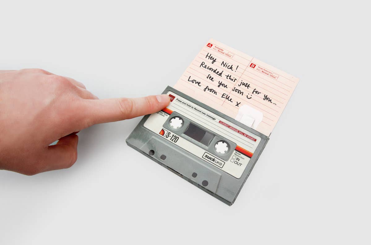 Cassette Tape Greetings Card - Record Your Own Message!