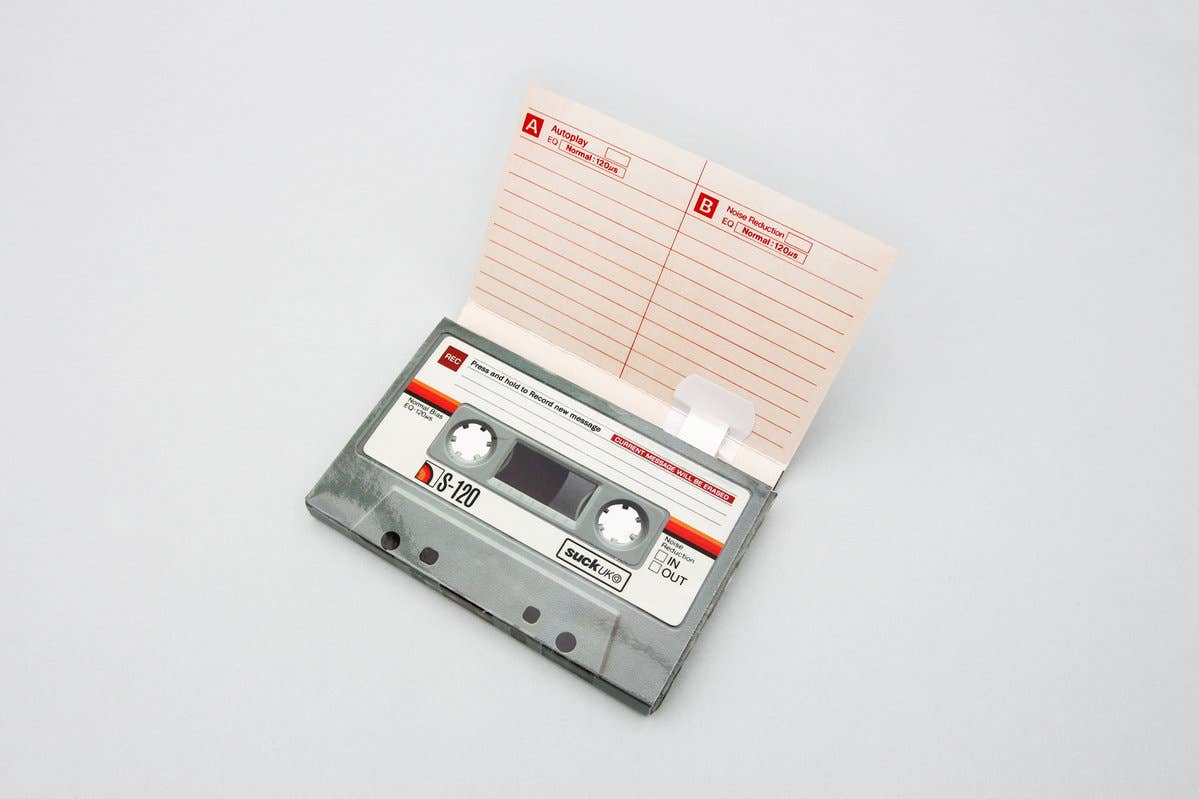 Cassette Tape Greetings Card - Record Your Own Message!