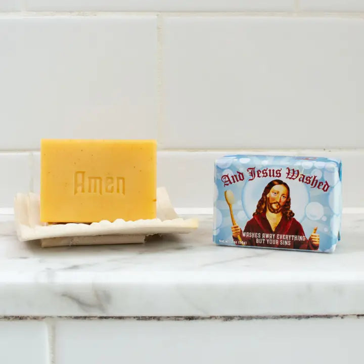 And Jesus Washed - Funny Soap